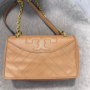 Camel Alexa Shoulder Bag